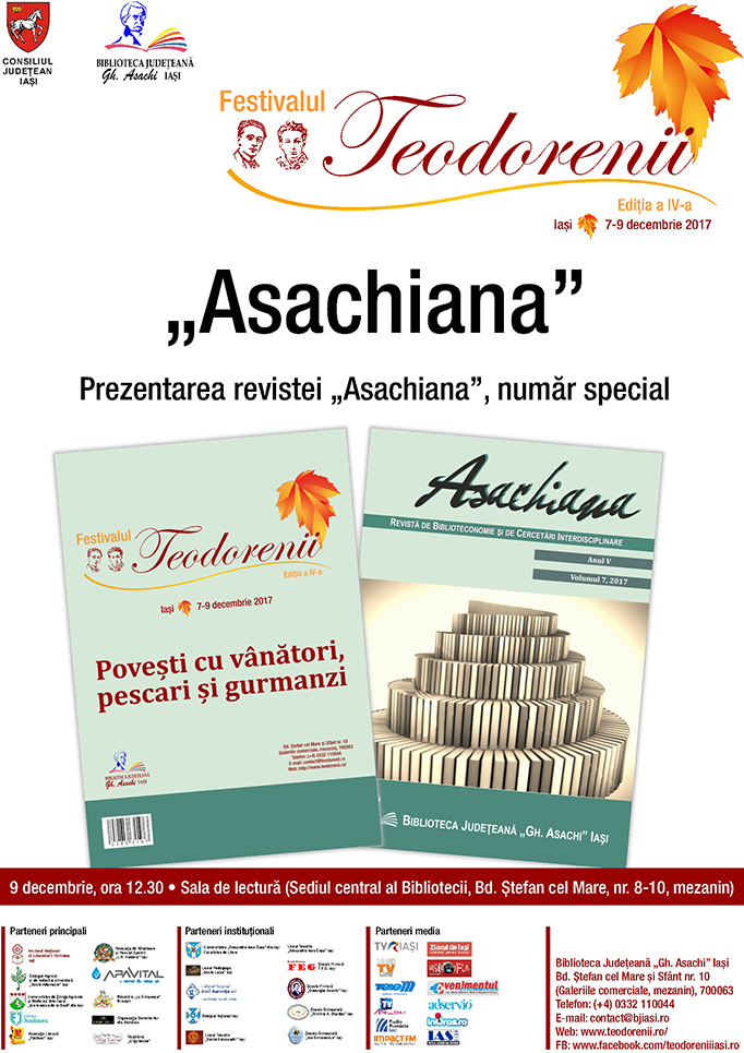 Prezentare Revista „Asachiana”, număr special